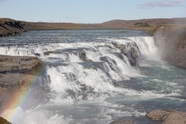 Прекрасные виды на водопад