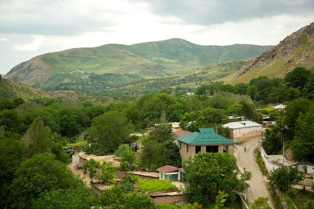 Beautiful village in Kashkadarya region