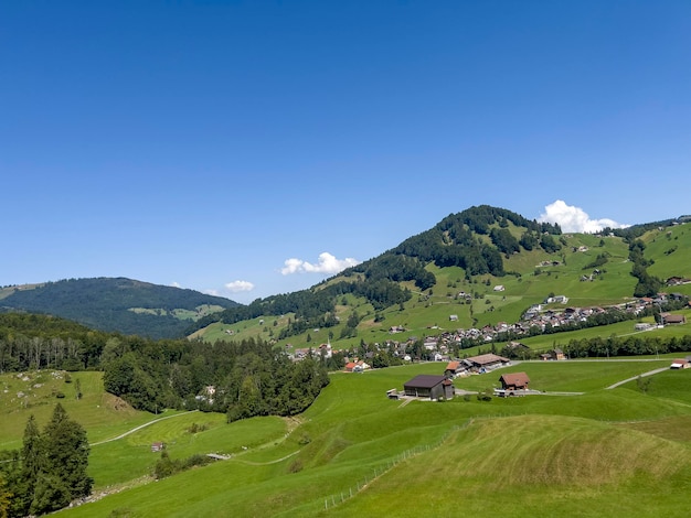 A beautiful village in Switzerland