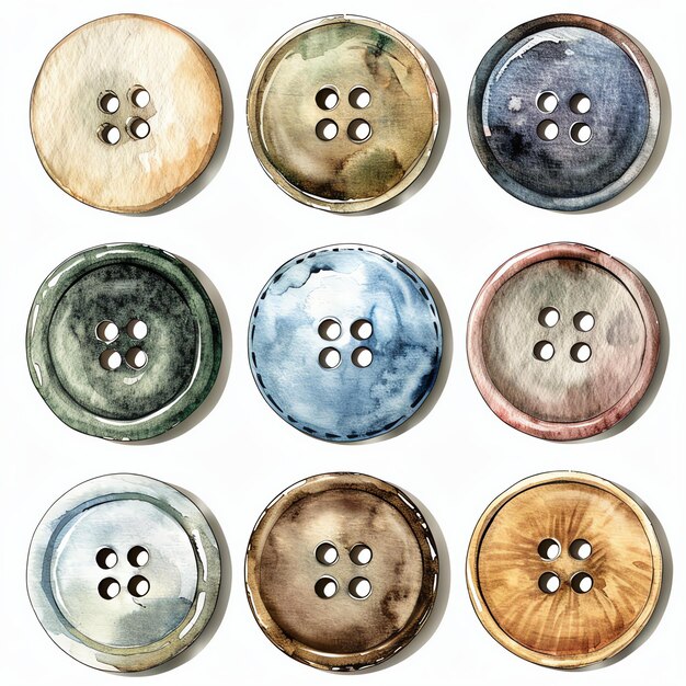 Photo beautiful vintage button collection cottagecore simple living