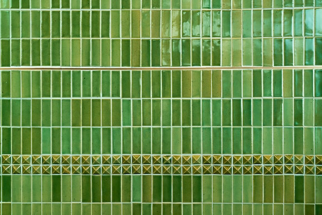 beautiful and vintage green tile background