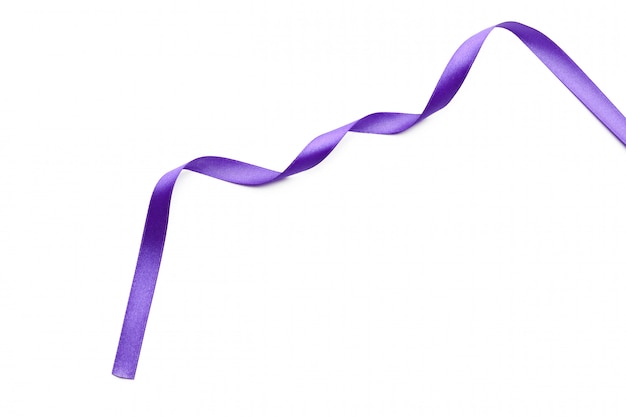 Beautiful violet ribbon