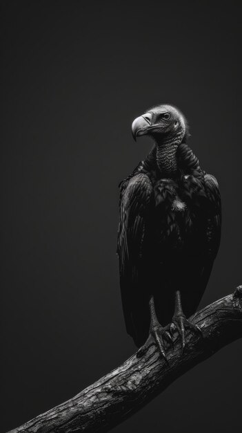 Photo a beautiful vulture bird background wallpaper