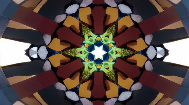 Beautiful wallpaper kaleidoscope style