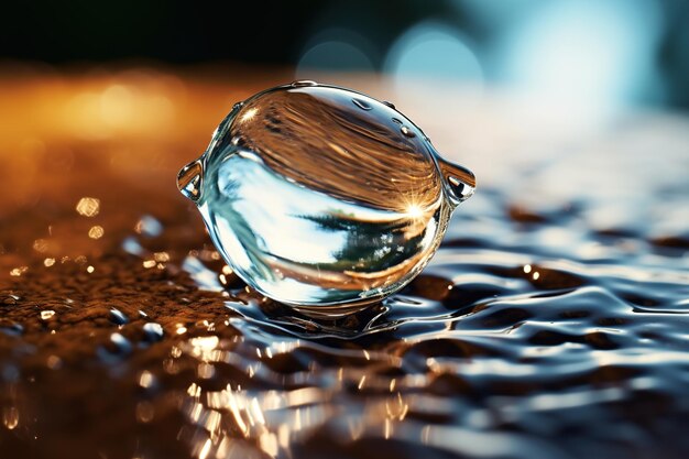 Photo beautiful water drop