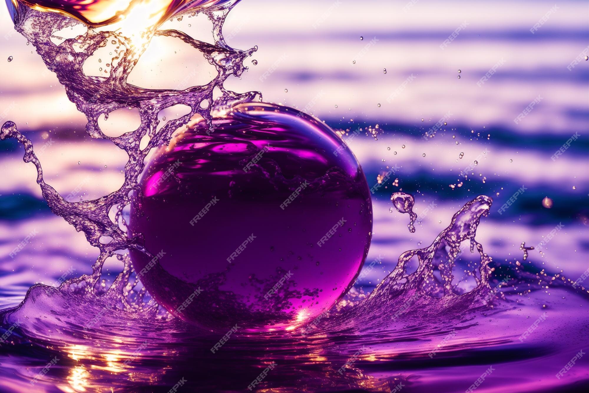 Premium Photo | Beautiful water splashes chromatic rhapsody vibrant ...