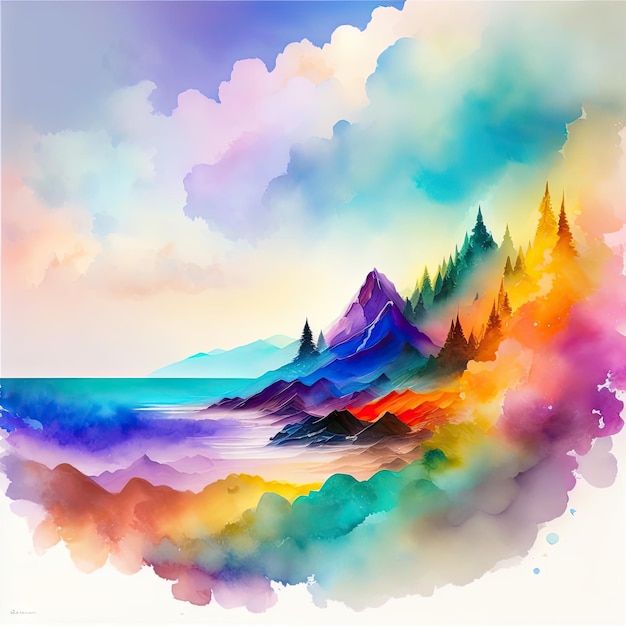 Beautiful Watercolor Background