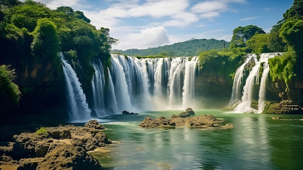 Beautiful waterfall and river photos