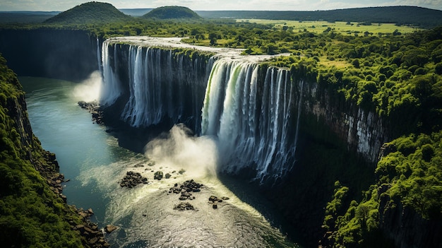 beautiful waterfall