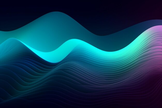 Beautiful wavy background