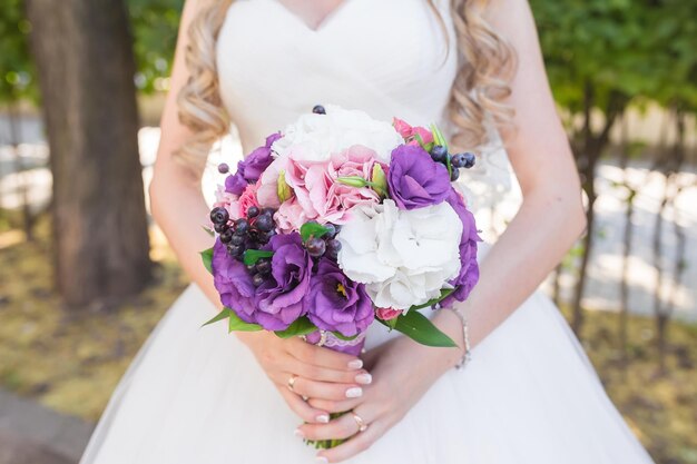 Beautiful wedding bouquet