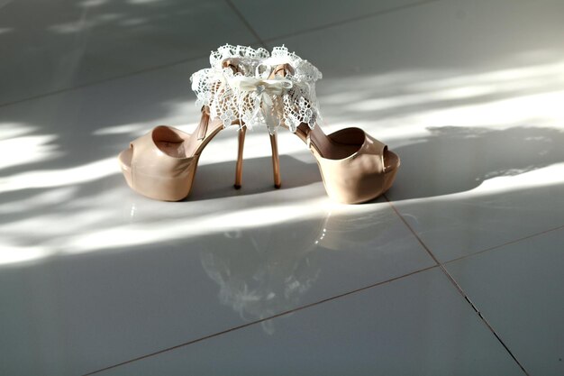 Beautiful wedding shoes