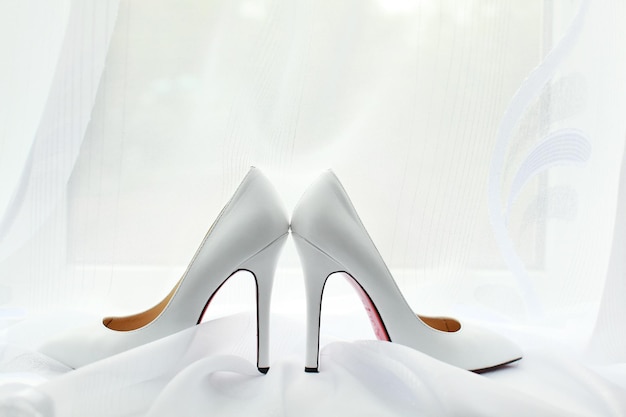 Premium Photo  Beautiful wedding shoes