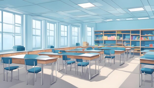 A beautiful and wellorganized classroom