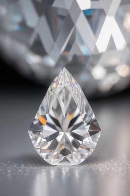 아름다운 색 나비와 다이아몬드가 유리 테이블에 놓여진 이름 JennieLuxury Diamond