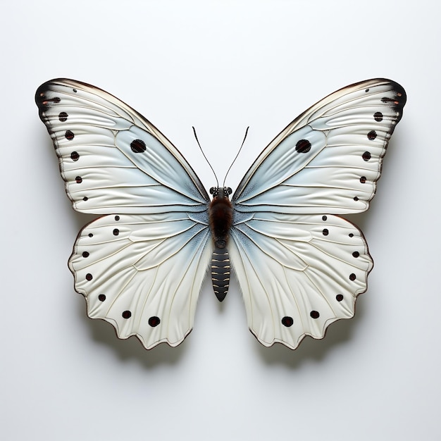 Photo beautiful white butterfly