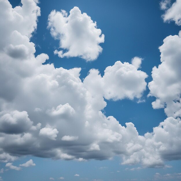 A beautiful white cloud on blue sky