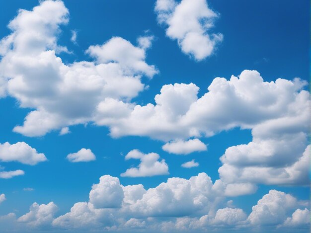 A beautiful white cloud on blue sky