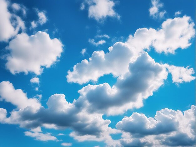 A beautiful white cloud on blue sky