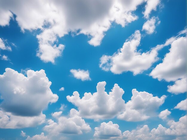 A beautiful white cloud on blue sky