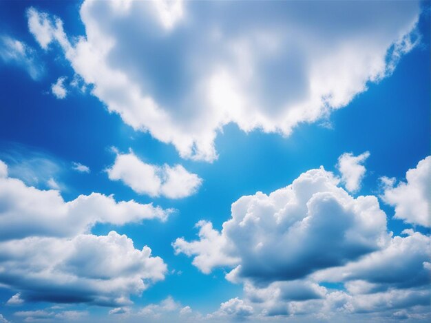 A beautiful white cloud on blue sky