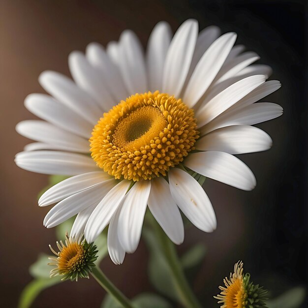 Beautiful white daisy flower