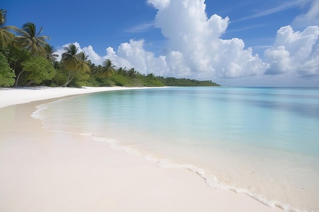 Beautiful white sand beach