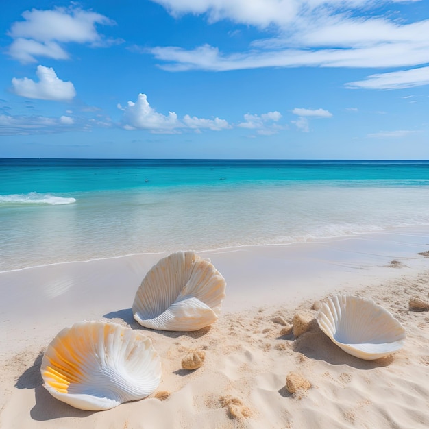 a beautiful white sand beach