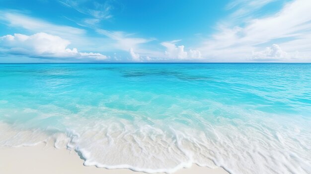 Beautiful white sandy beaches and turquoise waters