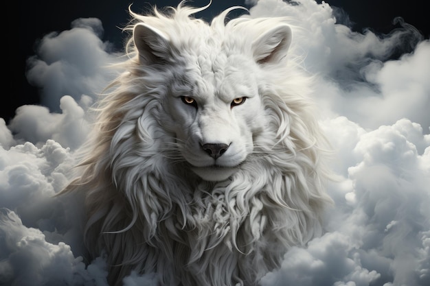 Beautiful white tiger illustrations