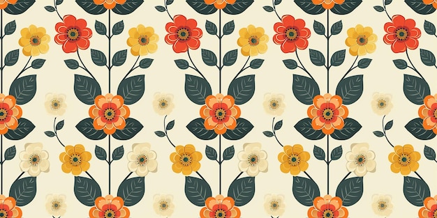 Beautiful wideformat floral floral background