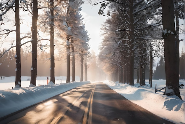 Beautiful Winter Scenery Themed Photography