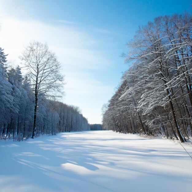 beautiful winter view