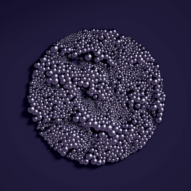 beautiful with balls, science, molecule, atom. 