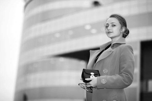 Beautiful woman at a business meeting