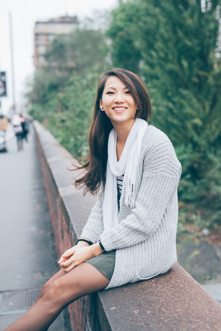 Photo 美しい女性の屋外