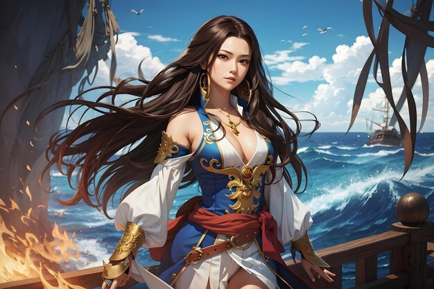 Beautiful woman pirates 3