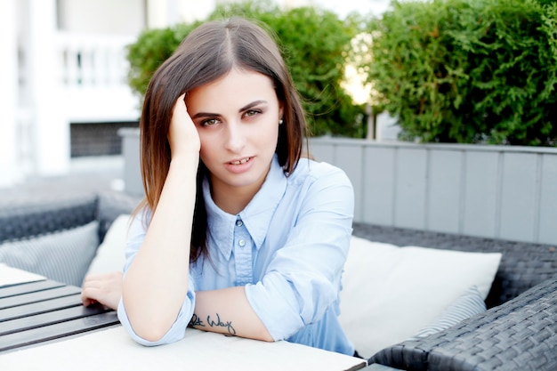 Beautiful woman portrait