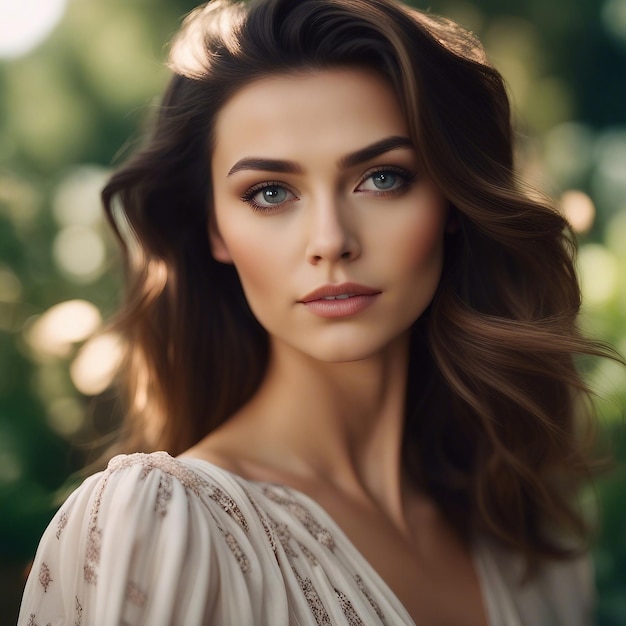 Premium AI Image Beautiful woman posing for photography