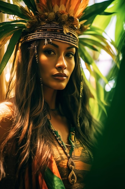 Beautiful woman in the summer with a hat