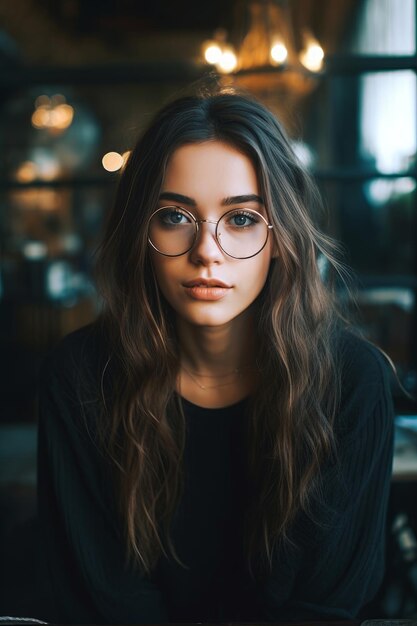 Beautiful woman in the summer with a hat