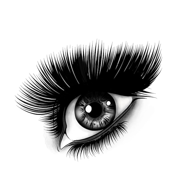 Beautiful Women Eyes with make up