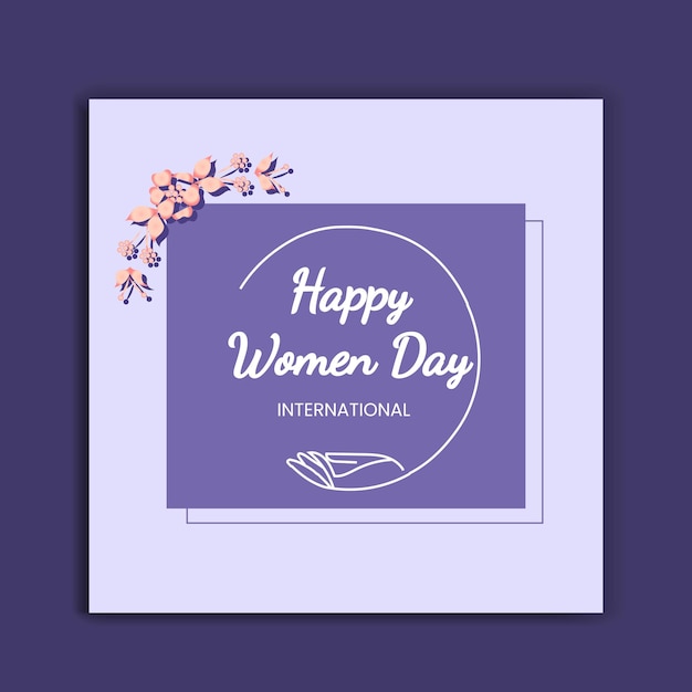 Beautiful womens day design