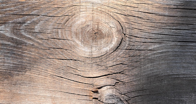 Beautiful wooden background with knots and cracks