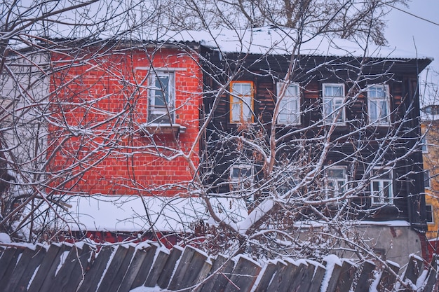 Beautiful wooden house. Nizhny Novgorod