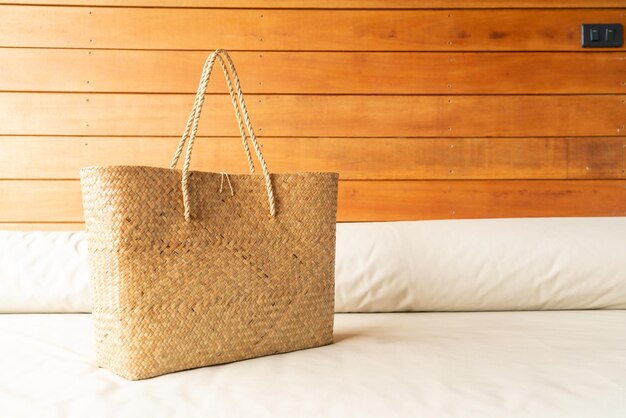 beautiful woven bag