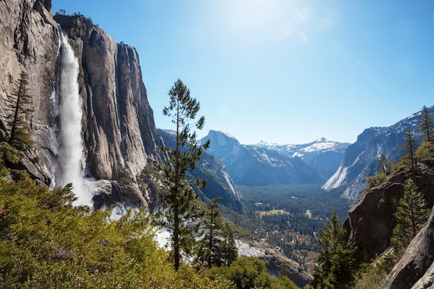 Beautiful Yosemite National Park landscapes, California