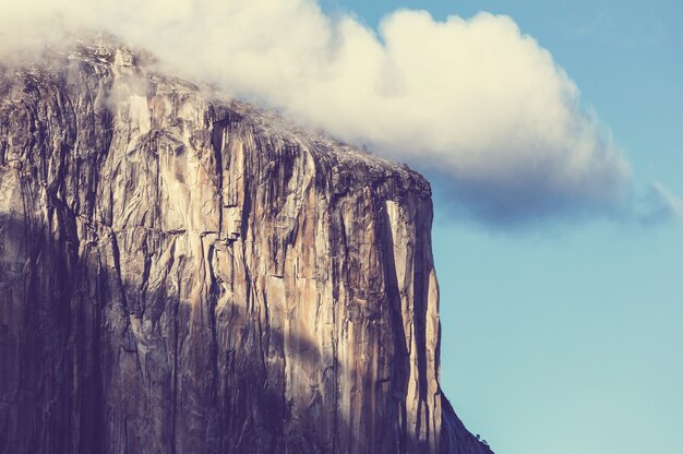 Foto bellissimi paesaggi del parco nazionale di yosemite, california