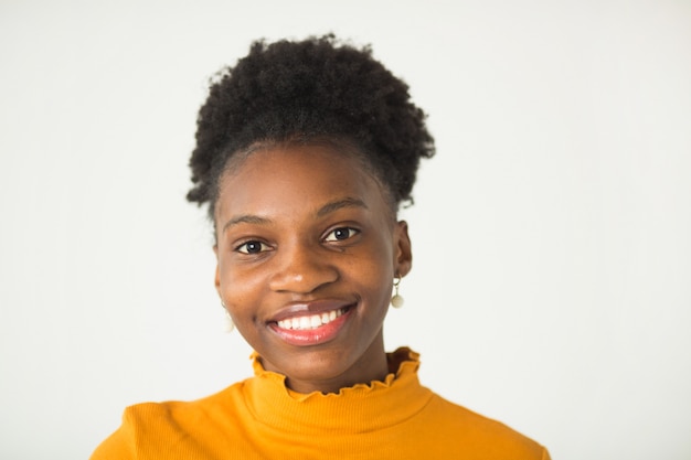 beautiful young African woman