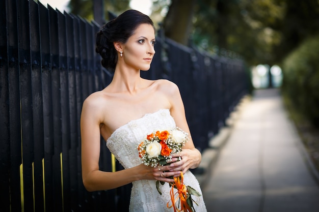 Beautiful young bride